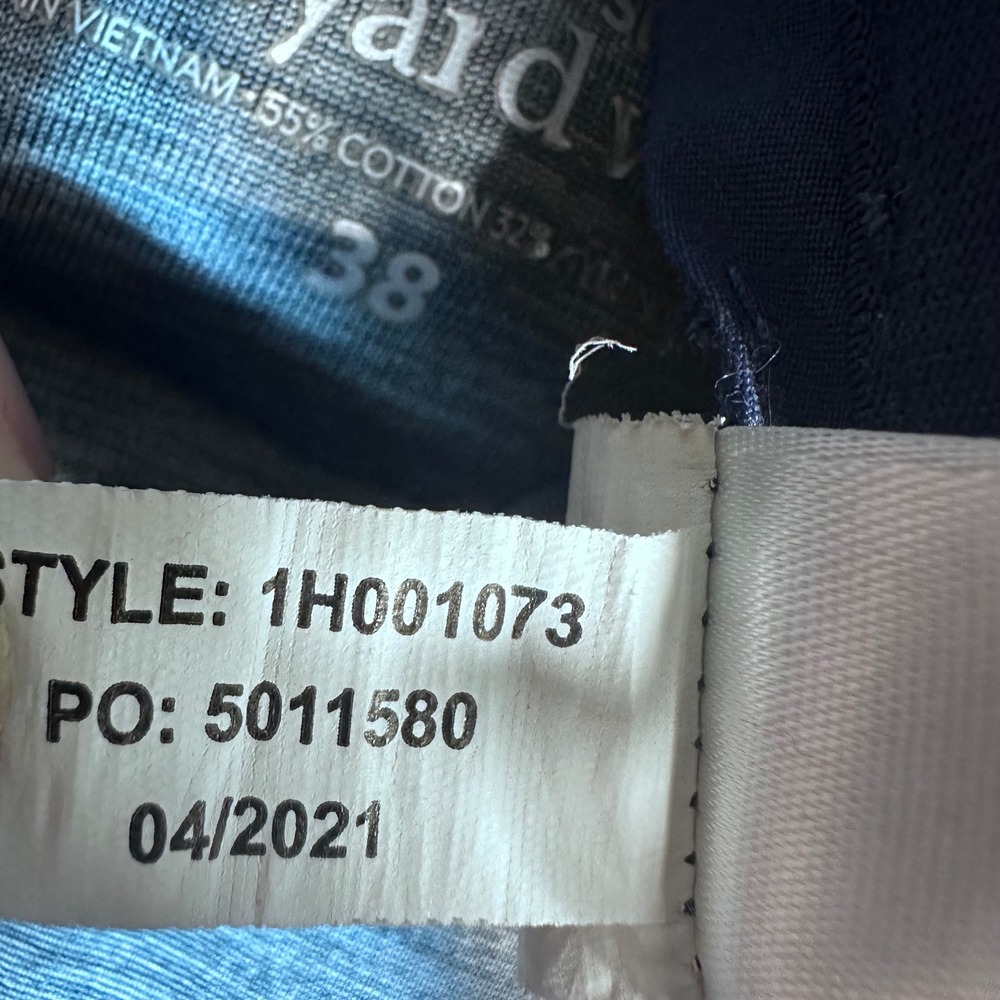 Vineyard Vines On-The-Go Shorts Mens 38 Blue Performance Stretch 1H001073 - Picture 9 of 9